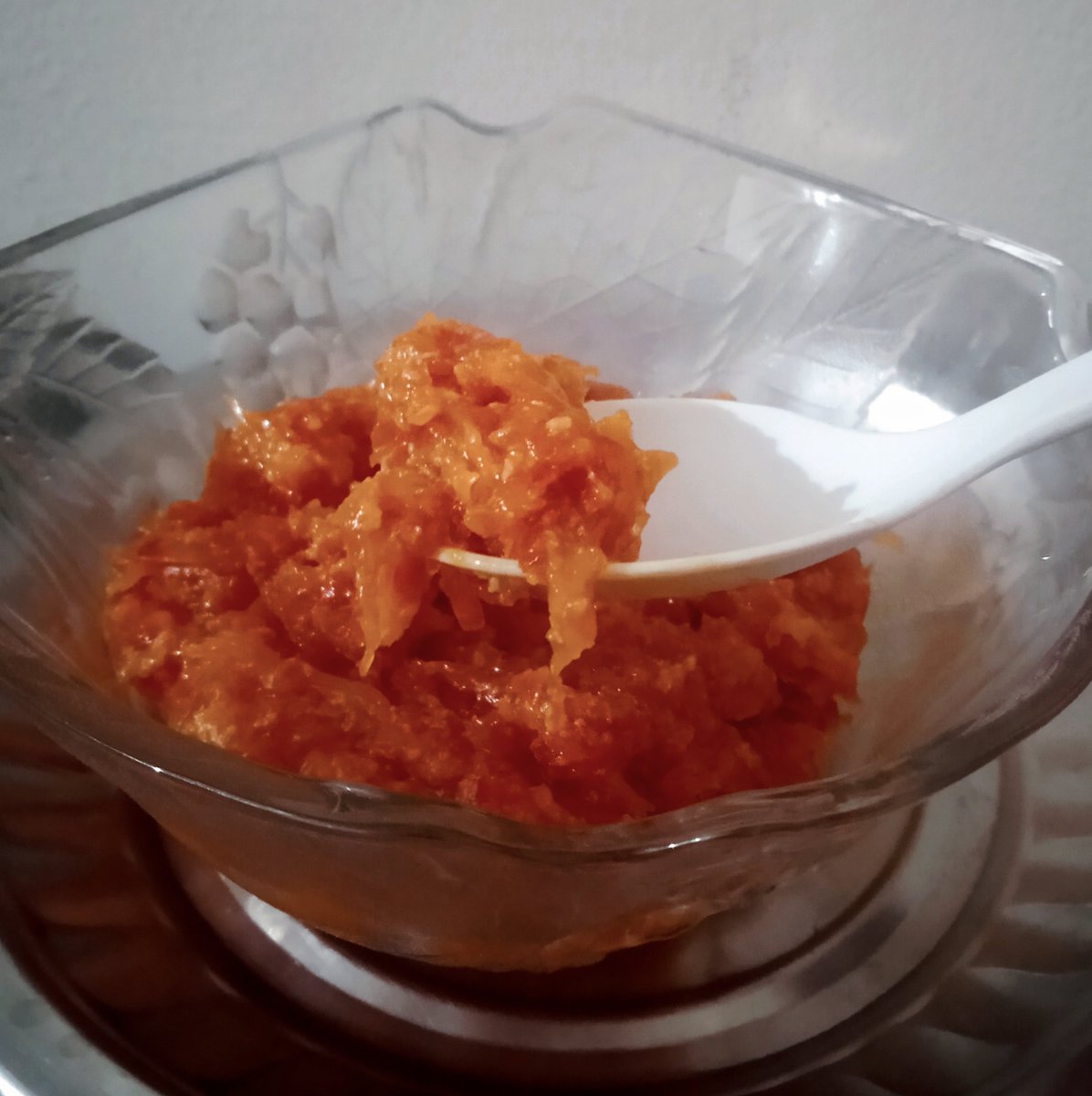 Season's first Gajar ka halwa made by me🤤❄❤