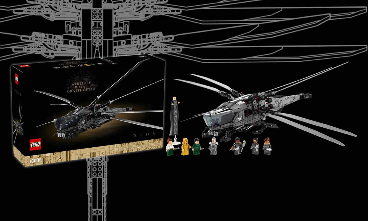 ChocoBonPlan's tweet photo. 🧱 Le set Lego Dune Ornithopter 10327 passe à 161.99 € avec 64.80 € offerts sur la carte Leclerc

👉https://t.co/zM0TbH2QV1

Recap des offres du jour
👉https://t.co/pGmFwYUPaX https://t.co/jevMVa8vgv
