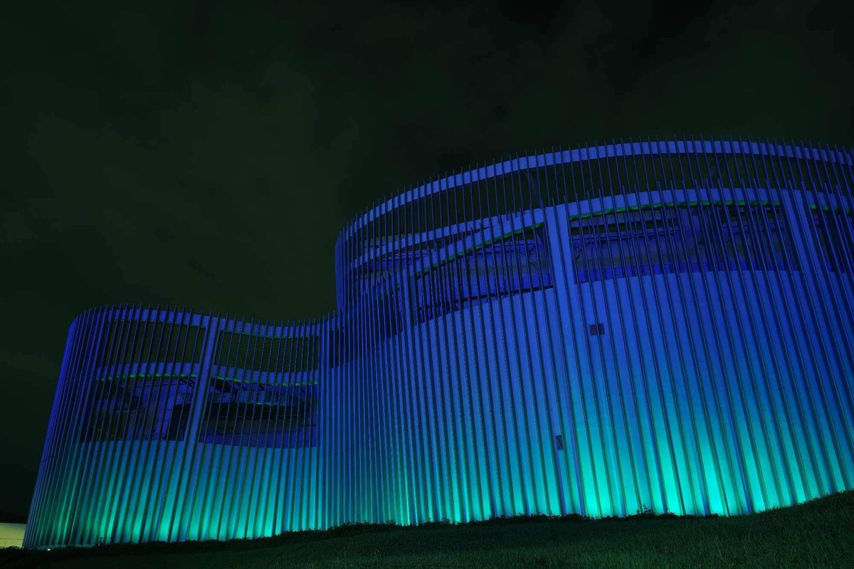 Tonight, the Church of the Gesù and Areté are lit up in green. Congratulations to the De La Salle University Green Archers! Animo!