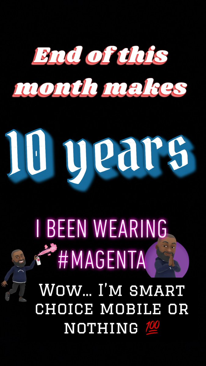 Travis Durham #MagentaMonsta (@magentatravscm) on Twitter photo 🔟 piece spicy💪🏾‼️‼️‼️ #MagentaMonsta #SmartChoiceMobile #ChicaGorilla #TMobile #Strive4Greatness #SCM <a href="/SmartChoiceMo1/">Smart Choice Mobile</a> <a href="/TMobile/">T-Mobile</a> <a href="/JonFreier/">Jon Freier</a> <a href="/MikeSievert/">Mike Sievert</a> <a href="/WinstonAwadzi/">Winston Awadzi</a> 🔟 piece spicy💪🏾‼️‼️‼️ #MagentaMonsta #SmartChoiceMobile #ChicaGorilla #TMobile #Strive4Greatness #SCM <a href="/SmartChoiceMo1/">Smart Choice Mobile</a> <a href="/TMobile/">T-Mobile</a> <a href="/JonFreier/">Jon Freier</a> <a href="/MikeSievert/">Mike Sievert</a> <a href="/WinstonAwadzi/">Winston Awadzi</a>