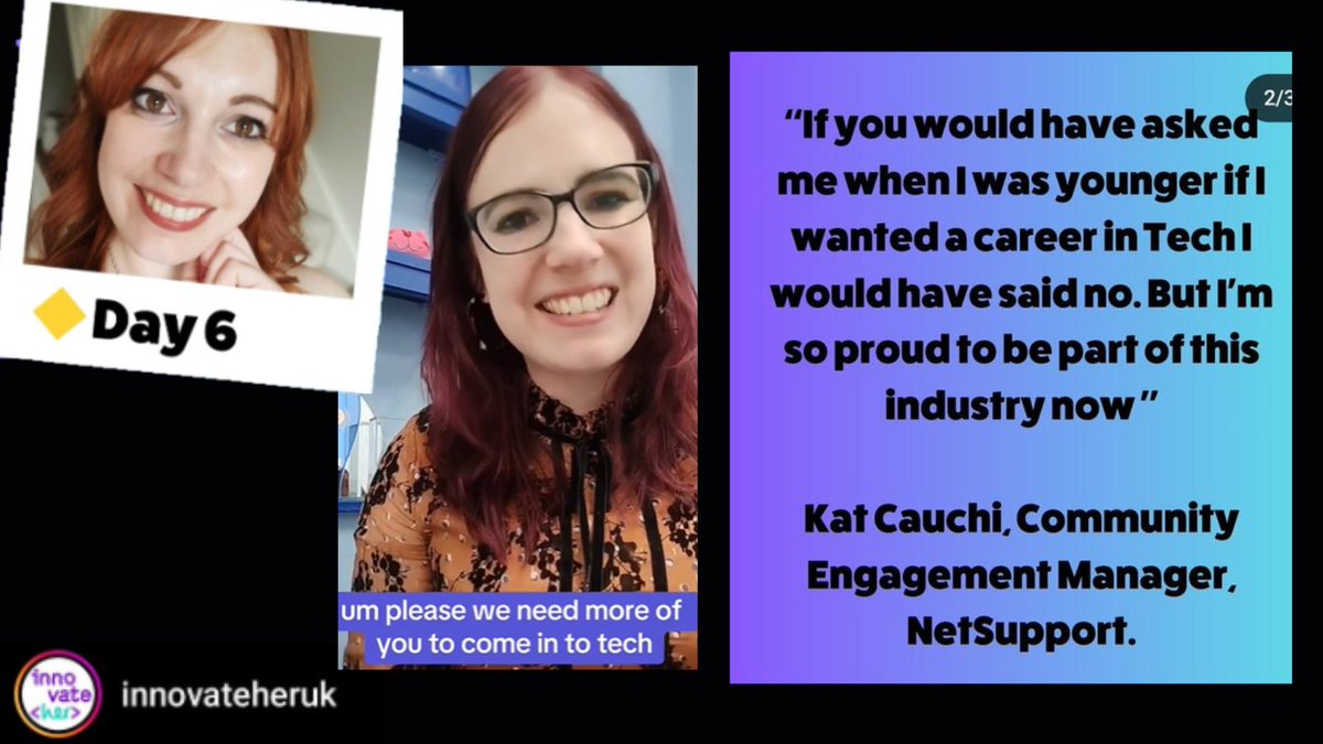 The @innovateheruk '12 days of InnovateHer' has a different ambassador each day sharing about what they do, what they did in school, their journey and what's ahead. I'm happy to be their Day 6! 😍 Learn about my story on their TikTok ➡️ buff.ly/3GBPGsB #WomenInTech
