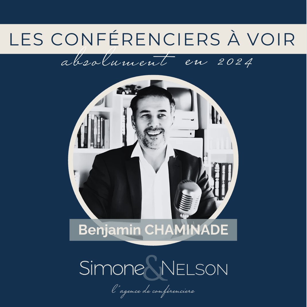 Benjamin chaminade (@benjchaminade) on Twitter photo Merci à Simone & Nelson de m'avoir sélectionné dans leur liste des conférenciers incontournables à voir en 2024 dans la section « Enjeux RH : recrutement et rétention des talents » <a href="/simoneetnelson/">Simone & Nelson</a>
Pour recevoir le livre blanc : linkedin.com/company/simone… Merci à Simone & Nelson de m'avoir sélectionné dans leur liste des conférenciers incontournables à voir en 2024 dans la section « Enjeux RH : recrutement et rétention des talents » <a href="/simoneetnelson/">Simone & Nelson</a>
Pour recevoir le livre blanc : linkedin.com/company/simone…