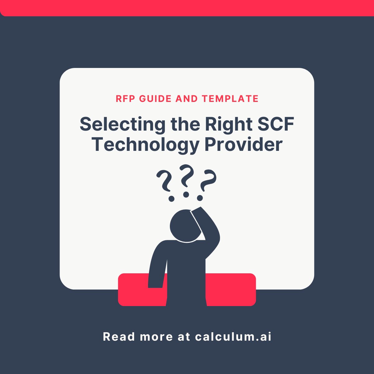 Looking for advice on creating a successful Supply Chain Finance RFP? Discover the key questions to power up your RFP game! Dive into our latest guide to unlock strategic insights: calculum.ai/all-posts/sele… #supplychainfinance #guide #news #technology #procurement