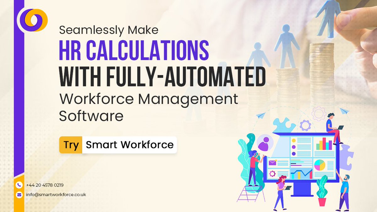 Smart Workforce automatically tracks working hours and makes payroll processing more seamless, easier, and accurate.

Start your 14-day free trial for free. app.smartworkforce.co.uk/account/regist…

#workforce #hr #technology #workforcemanagement #professional #employees #automation