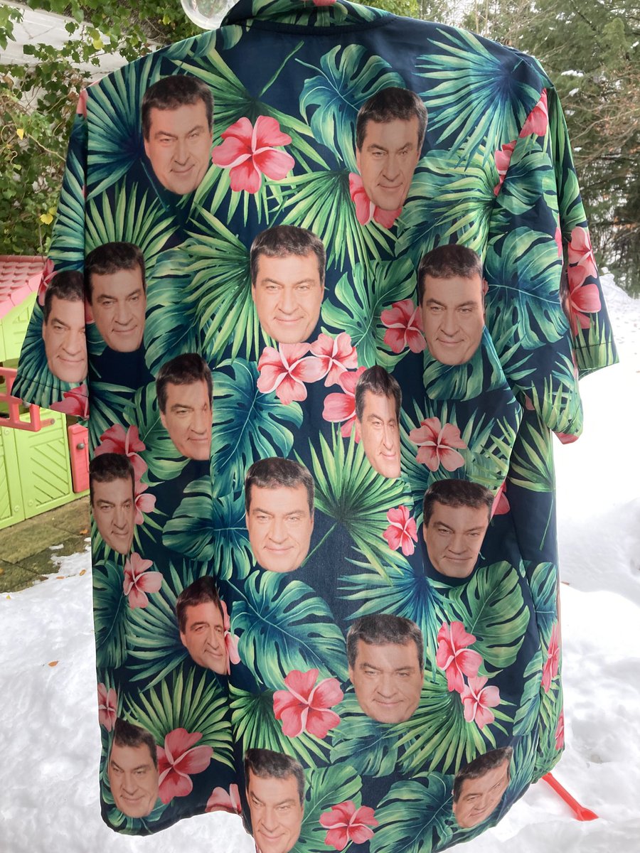 Gutes Weihnachtsgeschenk? #Hawaiihemd #Söder