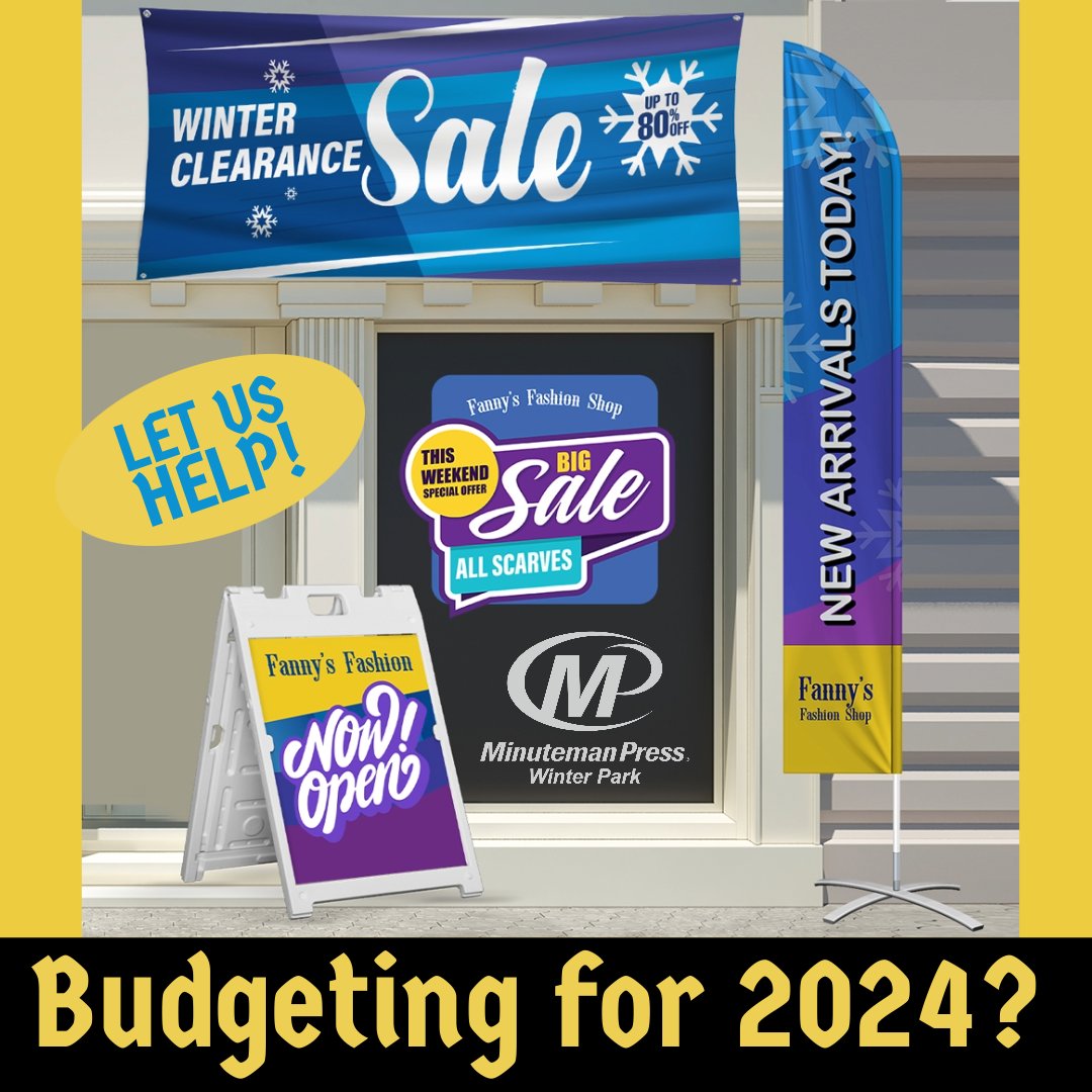 MMPressWP's tweet image. 2024 is just around the corner…have you made your print and design budgets? Let us help you to plan for success in 2024. We design, print and promote you…all year long! #mmpresswp #winterparkprinter #marketing #design #print #promote #smallbusiness #branding #2024budgets