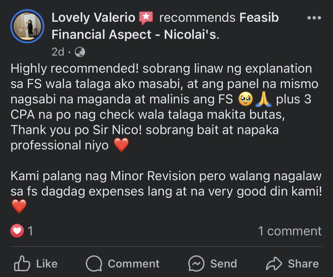 Feasib Financial Aspect (Nicolai's) tweet media