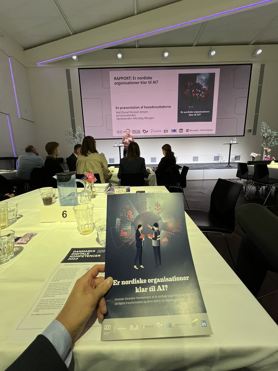 Per Bruun Brockhoff (@perbbr) on Twitter photo Udviklingen inden for AI har acceleret behovet for #digitalekompetencer.
Tak til <a href="/DanskIndustri/">DI - Dansk Industri</a>/<a href="/DigitalDogme/">Digital Dogme</a> for at tage sagen op.
Løsningsforslag:
👉 Digitalt kompetenceløft i #dkbiz
👉 Øg optaget på #itudd
På <a href="/ITUkbh/">ITUkbh</a> står vi klar til at bidrage! 👍
#itpol #uddpol #dkpol Udviklingen inden for AI har acceleret behovet for #digitalekompetencer.
Tak til <a href="/DanskIndustri/">DI - Dansk Industri</a>/<a href="/DigitalDogme/">Digital Dogme</a> for at tage sagen op.
Løsningsforslag:
👉 Digitalt kompetenceløft i #dkbiz
👉 Øg optaget på #itudd
På <a href="/ITUkbh/">ITUkbh</a> står vi klar til at bidrage! 👍
#itpol #uddpol #dkpol