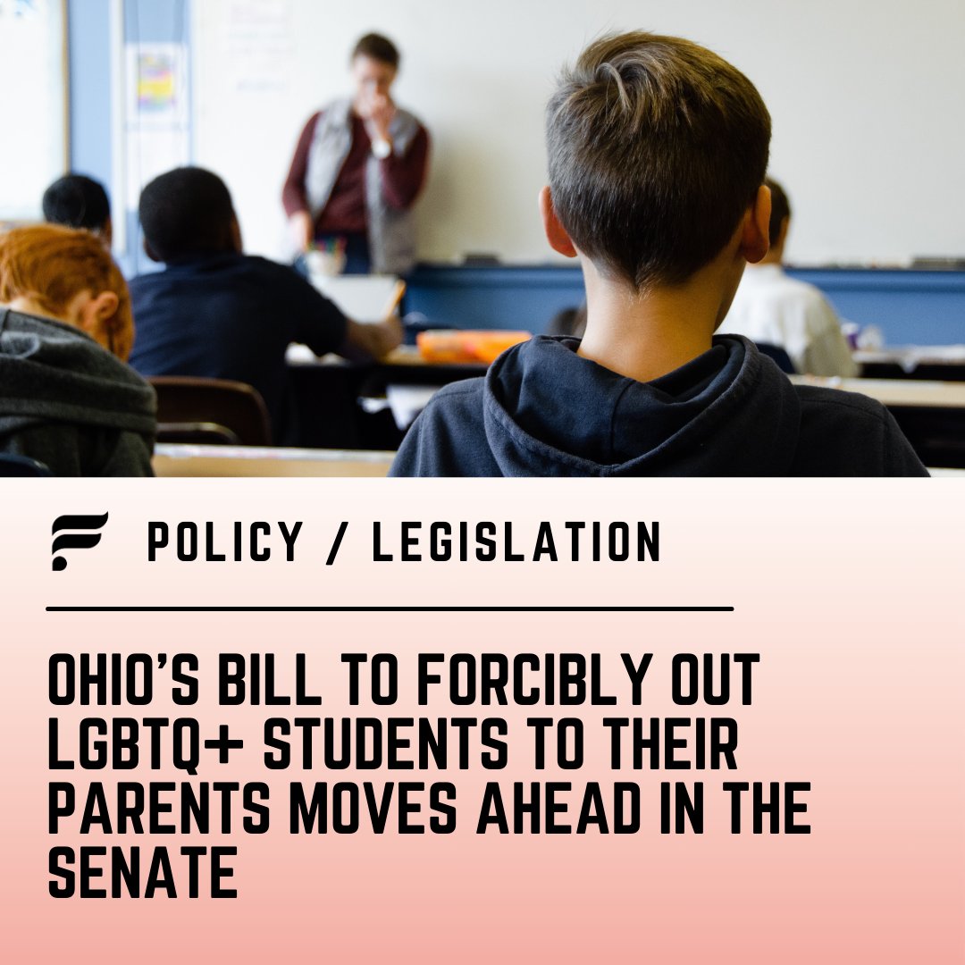Ohio’s bill to forcibly out LGBTQ+ students to their parents moves ahead in the Senate

🔗 thebuckeyeflame.com/2023/12/06/par…