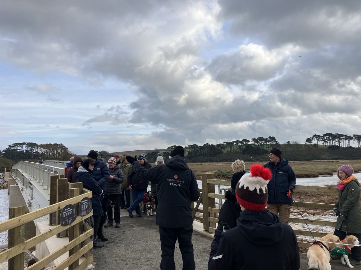 Fantastic Waggy Walk around the Otter Estuary this morning🐶🐾 Thanks to Rick from ⁦<a href="/PebblebedHeaths/">Pebblebed Heaths</a>⁩ for leading and to everyone for joining us😃👍
