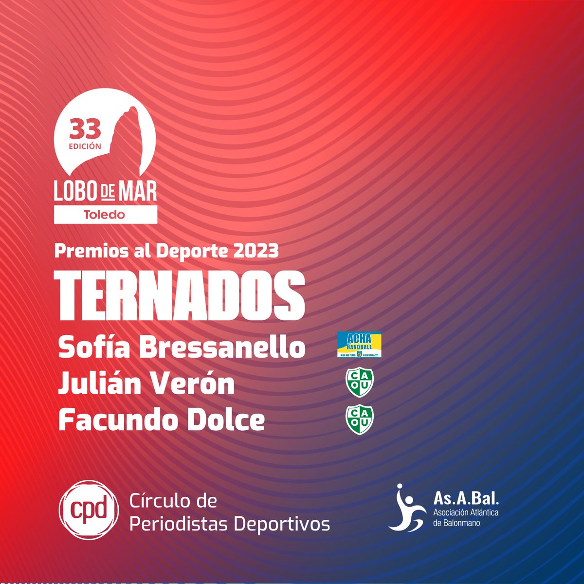 🗓️ El evento será el lunes a las 19 horas en el Teatro Colón. 
⚠️ Además de ir por el Lobo de Mar en handball, nuestros representantes pueden ser votados para llevarse el Lobo de Mar de la gente. 
➡️ ¿Cómo podés elegir?
👀 ¡Enterate en nuestra historia de Instagram!