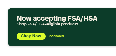 is Now Accepting FSA and HSA Cards as Payment