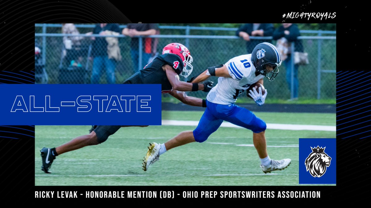 Senior Ricky Levak was named Honorable Mention All-State by the OPSWA. Congrats Ricky! #CVCA #MightyRoyals
