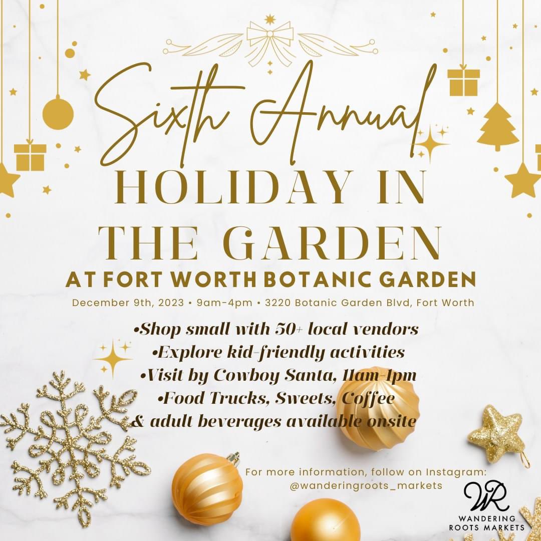 johnpgovea's tweet photo. This Saturday from 9am-4pm we will be at Holiday in the Garden at Botanic Gardens. We will start with our breakfast menu and then slide into lunch options. This is a family event, over 50 vendors, kids activities, Santa will be there to take pics and adults beverages available. https://t.co/8KT93UFeS2