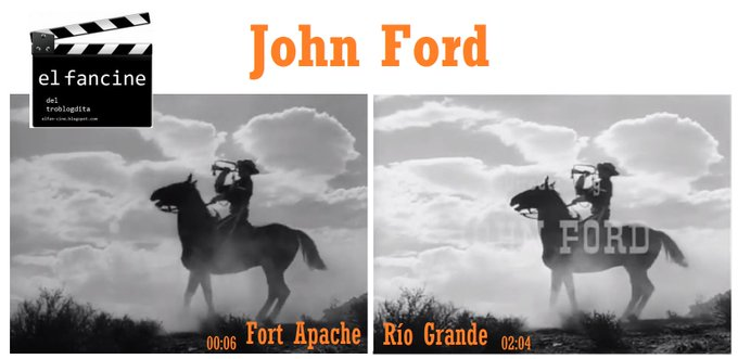 elfancine's tweet image. Si pudiérais preguntar a Garci sobre esta escena...
Esta imagen sale en Fort Apache y en Río Grande.
Entiendo que es la misma... reciclada.
¿Me equivoco?
elfancine.com/fort-apache/
Saludos.
#FortApache #elfancine #Western #JohnFord #JohnWayne