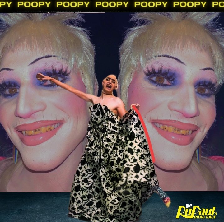 jonteye's tweet image. She might just be a tumour! 🦠

Clear your throats for Princess Poppy on #DragRace Season 16 premiering FRI JAN 5 at 8/7c on @MTV! 👑💓 #princesspoppy