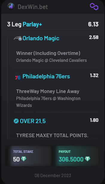 stephaniepicks's tweet photo. 🏀#NBA  PLAY🏀

Loving my chances on this🔥
Magic have shown to be an amazing team in the east!!

I think I've got this in the bag 💯
Are you tailing this?

Also don't forget to check out @DexWin_Sports 🤑
Use my link for bonuses 🥰

#GamblingTwitter #bettingtips #bettingtwitter https://t.co/6a972mJTwZ