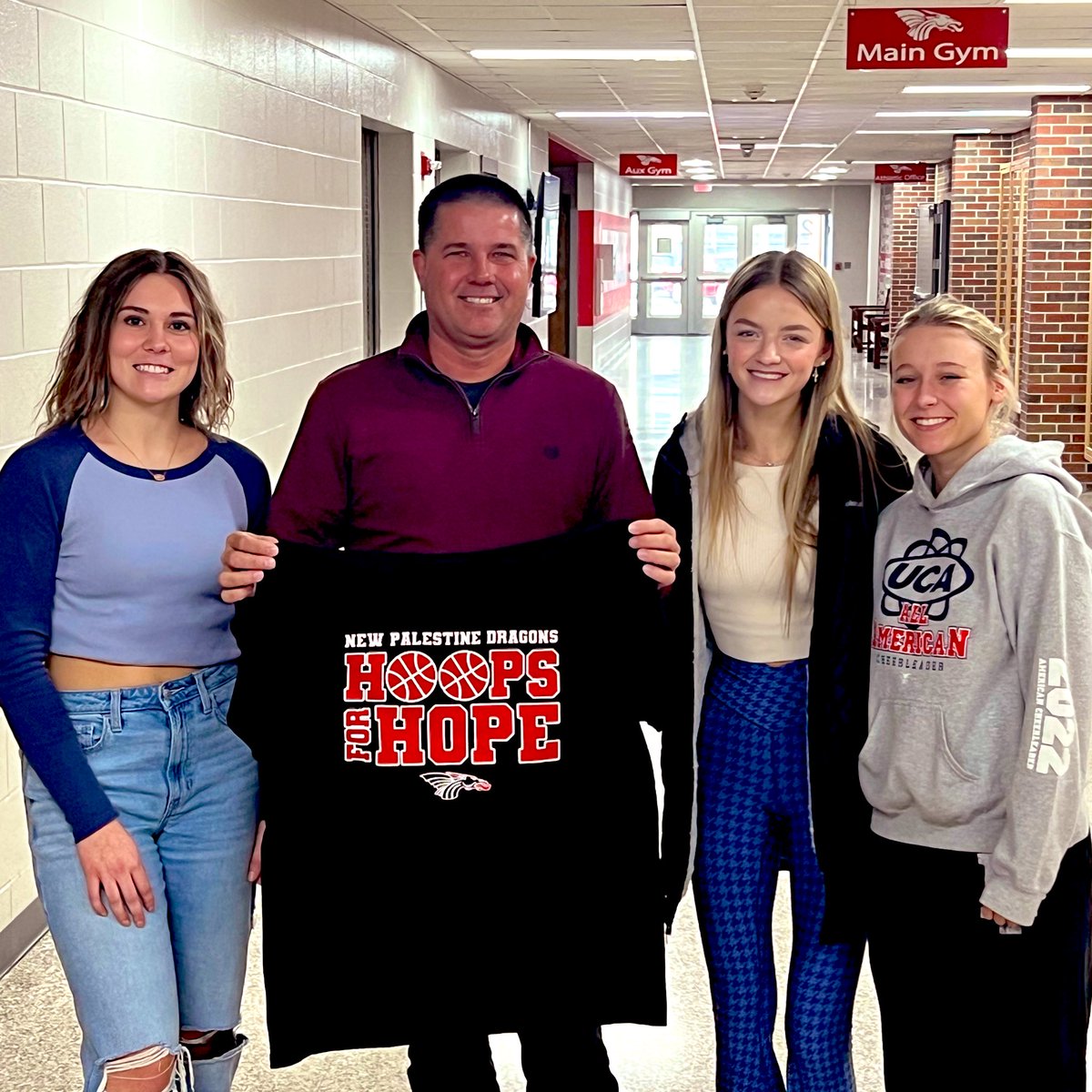 You want to buy one these awesome shirts!! Students, staff, and community members will be wearing them at the home basketball game this Friday. Proceeds from the shirt sale will be going to Hope Center Indy. @SouthernHancock <a href="/llantrip/">Lisa</a> <a href="/CoachLarge/">Jeremy Large</a> <a href="/NewPalAsstSup/">Dr. Katy Eastes</a> #WeAreDragons
