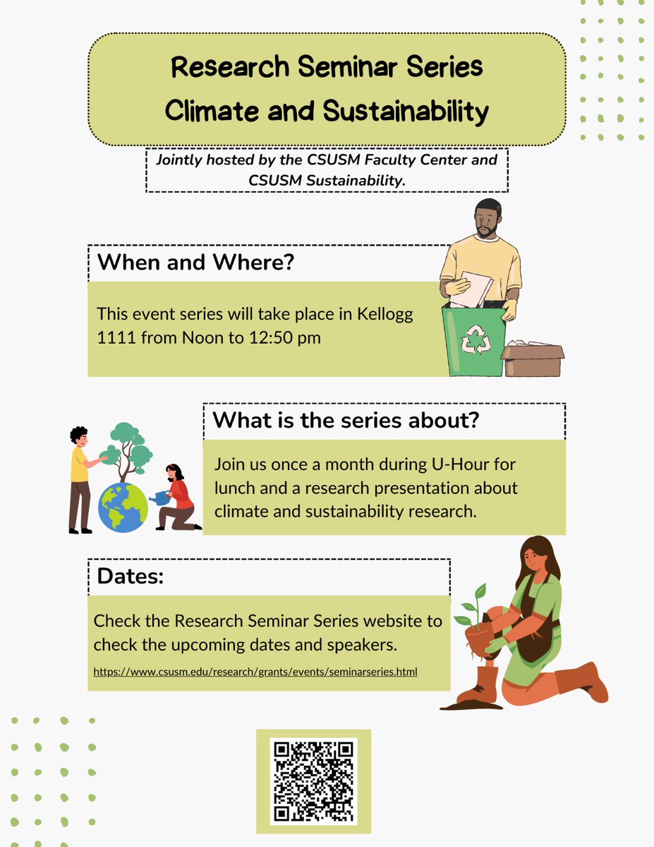 csusmogsr's tweet photo. Join us for the Research Seminar Series! Check out the website for the list of dates and speakers: https://t.co/yIea9TDqsP
#csusm #csusmstudents #csusmresearch https://t.co/qPsqtvB7Il