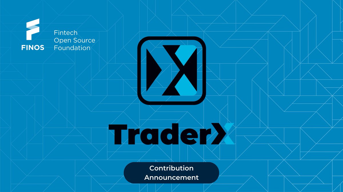 📢🎉 We are excited to announce that #TraderX is contributed to FINOS! TraderX is a Sample Trading Application designed to be a distributed reference application for experimentation. 🔗 Learn More: bit.ly/46GaXw9 #opensource #financialservices #fintech