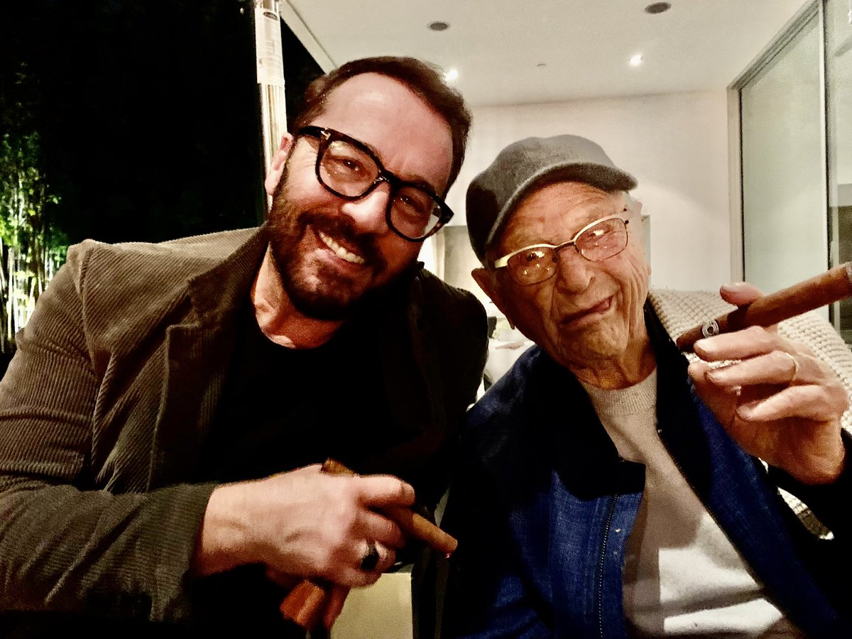 On this night he told me what it was like to be a fighter pilot World War II and how he came to cast Carol O’Connor in All in the family . At 100 years old he was the last to leave this party. His work fascinated him and revealed us without fear #RIPLegend #RIPNormanLear