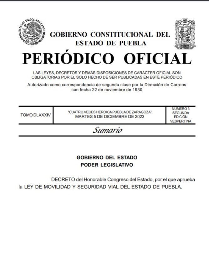 #Entérate 🚨| Oficialmente la Ley Manu es publicada en el #PeriodicoOficial del Estado de #Puebla, y así lo celebró la diputada @LupitaLeal_, una de las principales figuras que en conjunto con la ciudadanía en general, y diversos colectivos, hicieron realidad este logro.