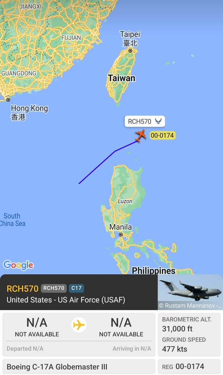 Oceanworldfree's tweet photo. 🇺🇲USAF RCH570 00-0174 #AE0679

Boeing C-17A https://t.co/V5OMGmLayF