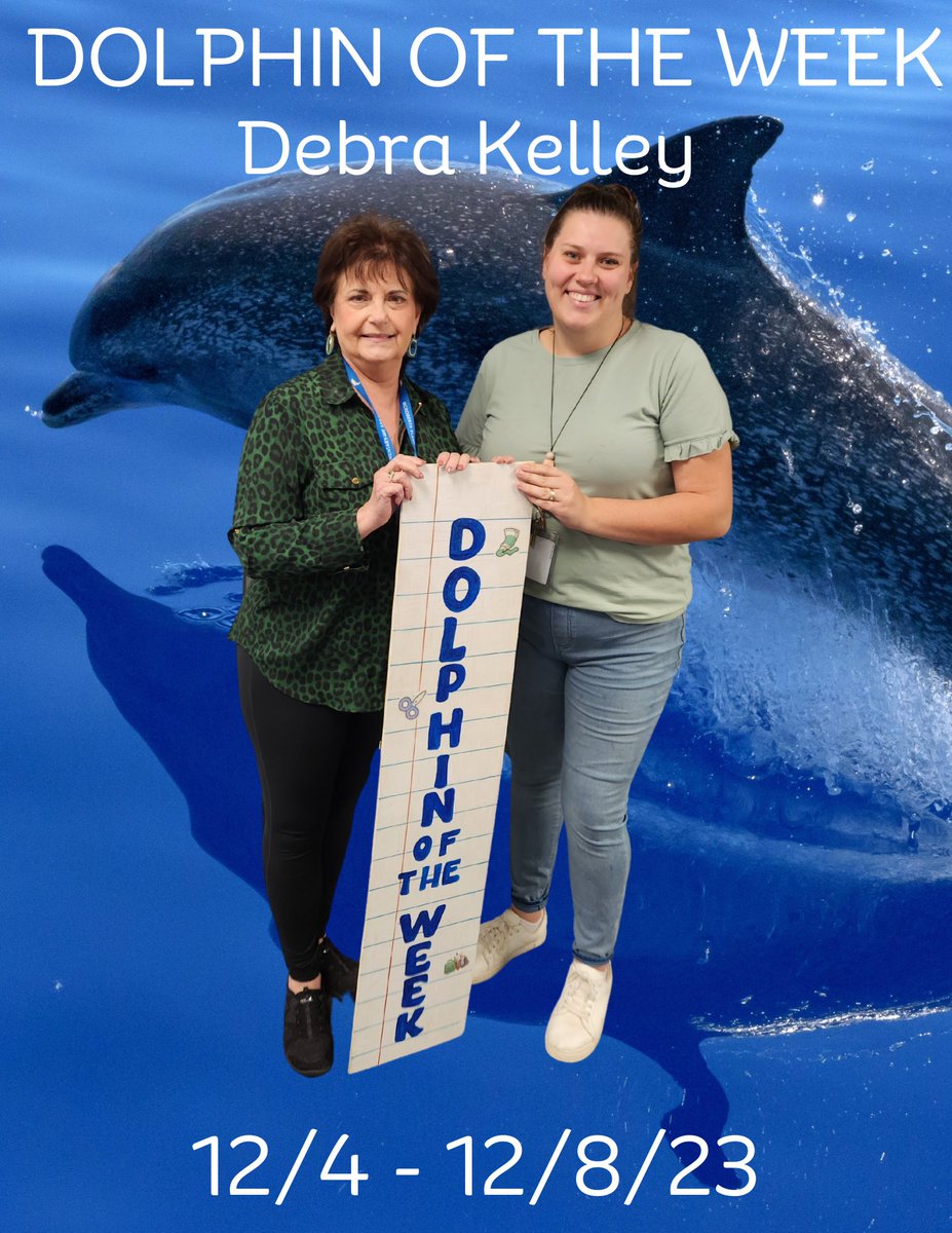 Shoutout to Mrs. Kelley and Mrs. James, our <a href="/PME_Katyisd/">McRoberts Elementary</a> Dolphins of the Week! We are lucky to have you as part of the Dolphin Family! #pmedolphins