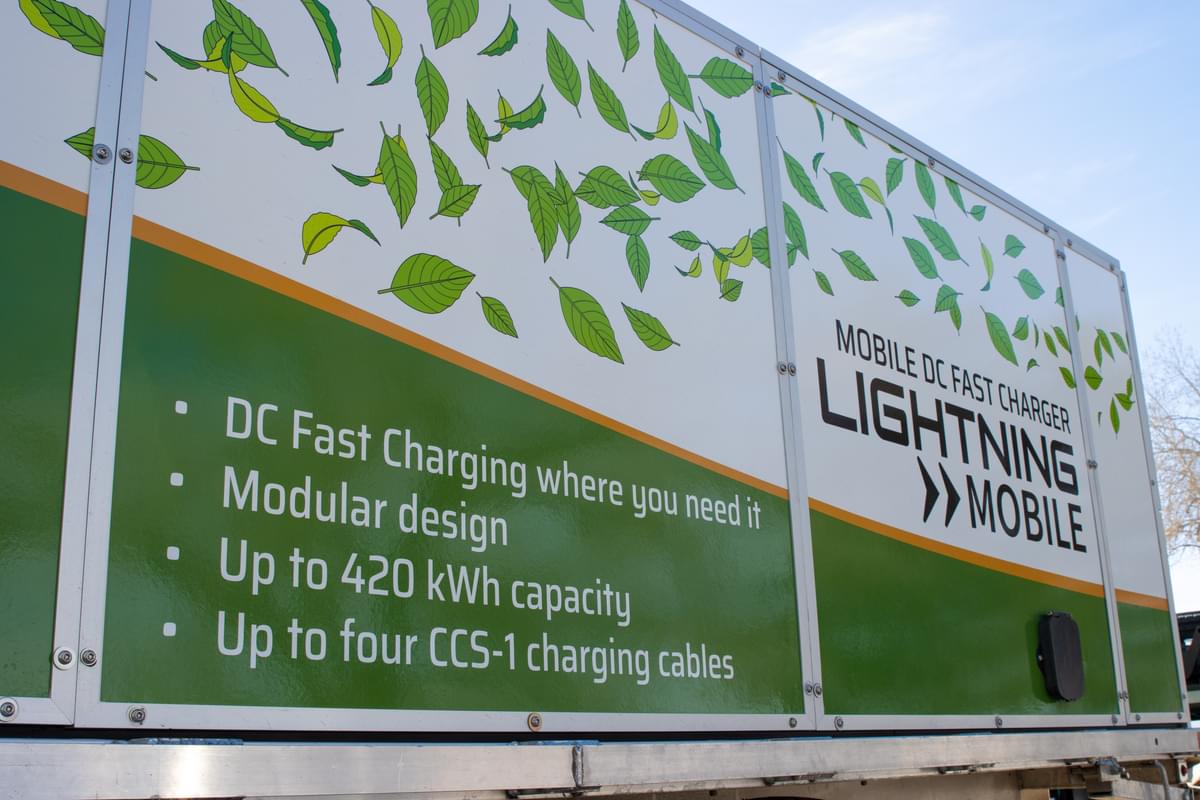 Want to DC Fast Charge with off-peak pricing? Lightning Mobile is your answer!

Get peak hour charging with off-peak hour charging costs when you use the Lightning Mobile charging station. Learn more here, bit.ly/473zw6y
#LightningMobile #Charging