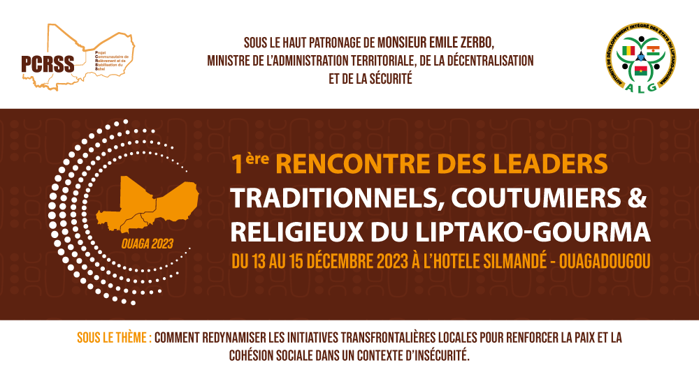 LiptakoG's tweet image. Retenez la date

Dans le but d’explorer des #solutionsendogènes pour la résolution des crises dans la région du #LiptakoGourma , l’ALG organise la 1ère édition de la Rencontre annuelle des Leaders traditionnels, coutumiers et religieux du Liptako-Gourma, dans le cadre du #PCRSS.