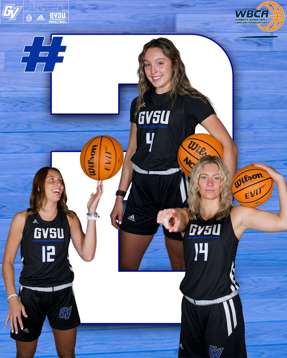 The Lakers maintain their spot at #️⃣2️⃣ in the National rankings ahead of Friday's GLIAC opener!

#AnchorUp