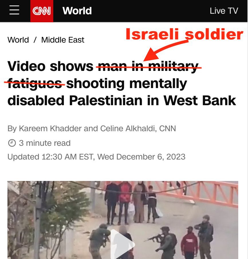 Western media is fully complicit in Israel’s genocide against the people of Palestine.