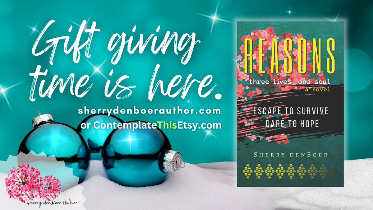 Great stocking stuffer for the holidays!

#xmas #holiday #Christmas #novel #book

amazon.com/Reasons-Three-…