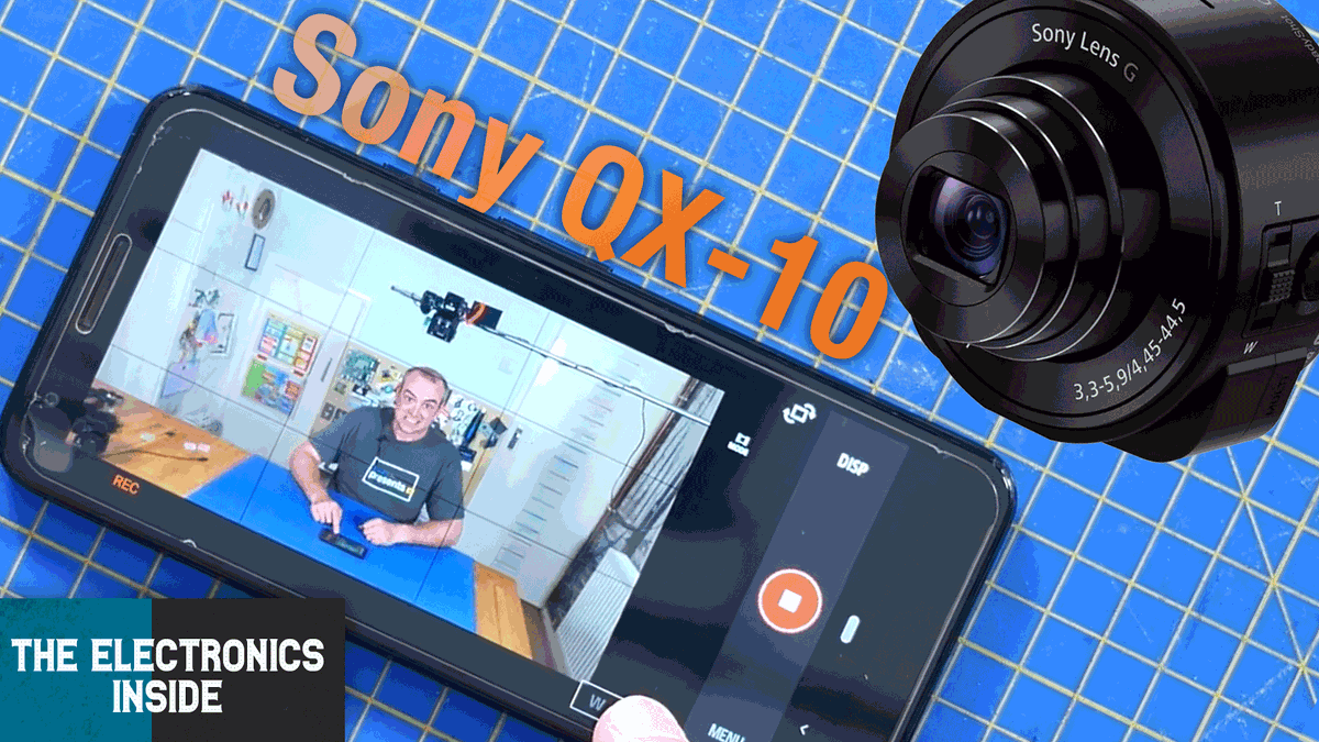 E14Community's tweet photo. Check out David's #teardown of the #Sony QX-10 digital camera in this episode of #TheElectronicsInside! It's a compact phone accessory, pairing using NFC and Wi-Fi, so how does it achieve all that functionality? https://t.co/NGAdk3StlJ https://t.co/SoNLmse6iH