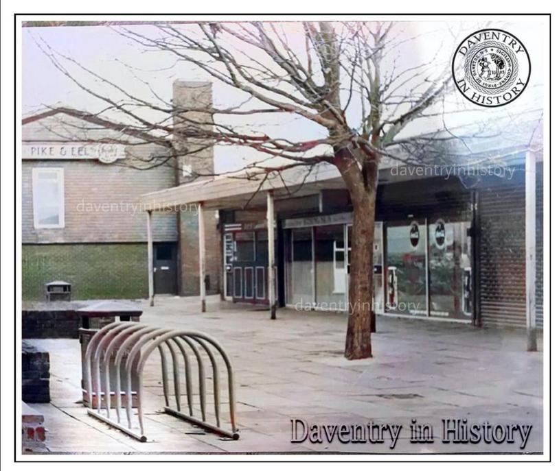 daventryhistory's tweet photo. Colourised  picture of the Grange Shops, posted by one of our members on the  Facebook group, see this and tons more pictures and history on the  Facebook group Daventry in History, #Daventry #daventryinhistory #grangeshopsdaventry #tamarsquaredaventry #daventrytow https://t.co/ULzesnUsJw