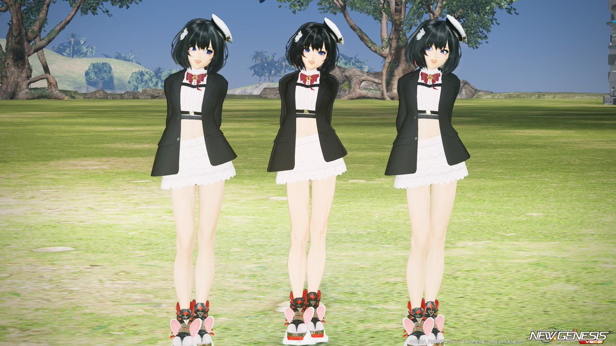 pib14aM4ZAM2ewb's tweet image. クリエイティブスペースで
男の娘クローン作ってみました
中央が本体で左右の分身達の目線が!😅

#コーデカタログ
#PSO2NGS_SScampaign
#PSO2男の娘同盟
#PSO2おとこのこ部 
#PSO2NGS (c)SEGA