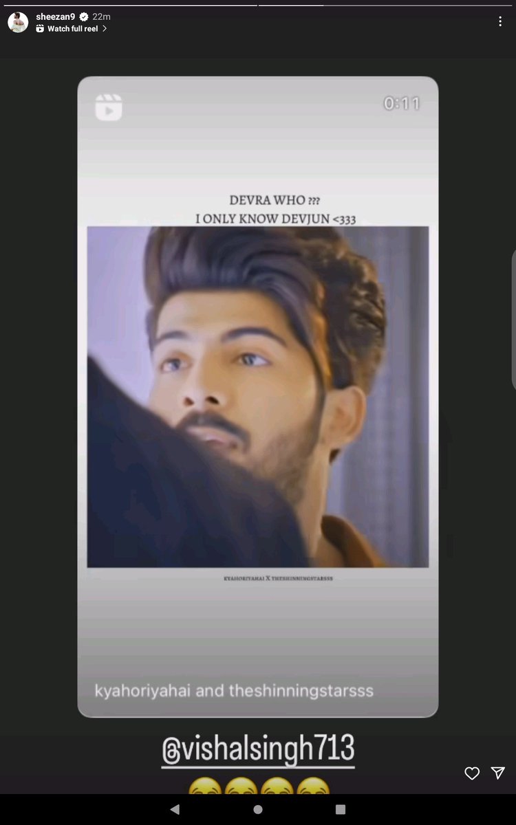 nainowaleene's tweet image. Sheezan and Vishal's reactions guys 😭😭😂😂
#DevJun indeed winning 💪
#chandjalnelaga