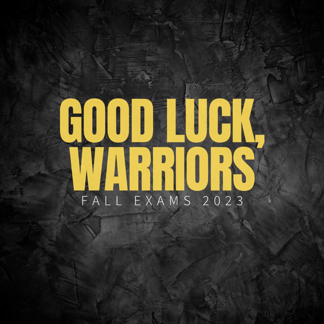 Good luck on final exams, Waterloo Warriors! You got this 👏 Looking for academic integrity resources, support, or best practices? Check out UWaterloo.ca/academic-integ…. #uwaterloo #uwaterloolife #academicintegrity #examseason