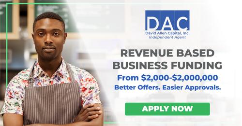 Business Funding Options - Large or Small.  Up to $2,000,000 depending on what you qualify for.
Easy Qualify with No Hard Credit Pulls and No Collaterial Required.  Simple One Page Application.  See how much you qualify for.  davidallencapital.com/business-capit…

#EasyLoans #businesscapital