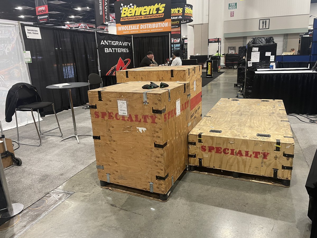 Set up time in Indy @prishow