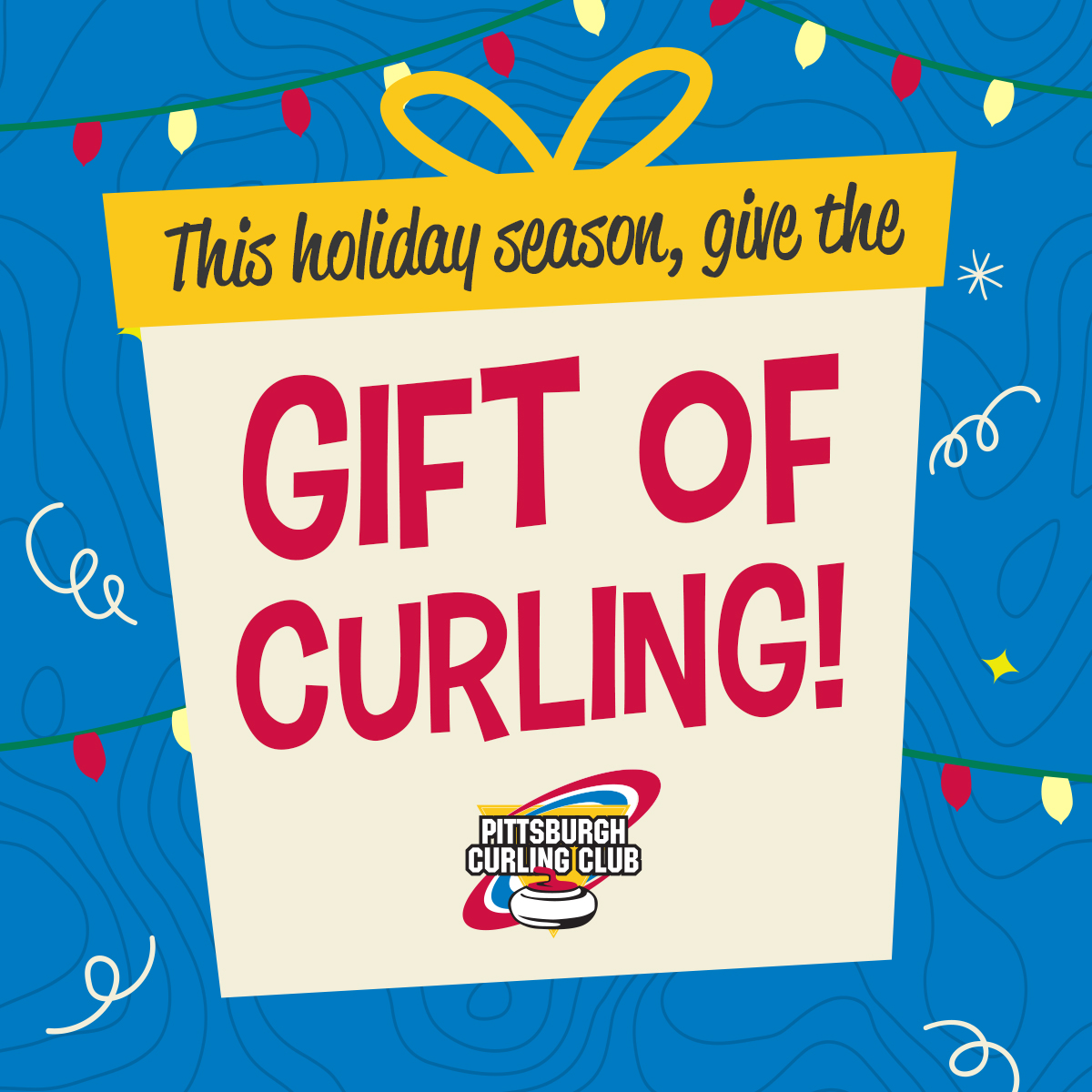 Gift certificates are now available! Pittsburgh Curling Club gift certificates can be used for Learn to Curls, membership, or merchandise at the club. For more information, email learn2curl@pittsburghcurlingclub.com. 🥌🎁

#pghcurling #pittsburgh #curling #giftidea #holidays