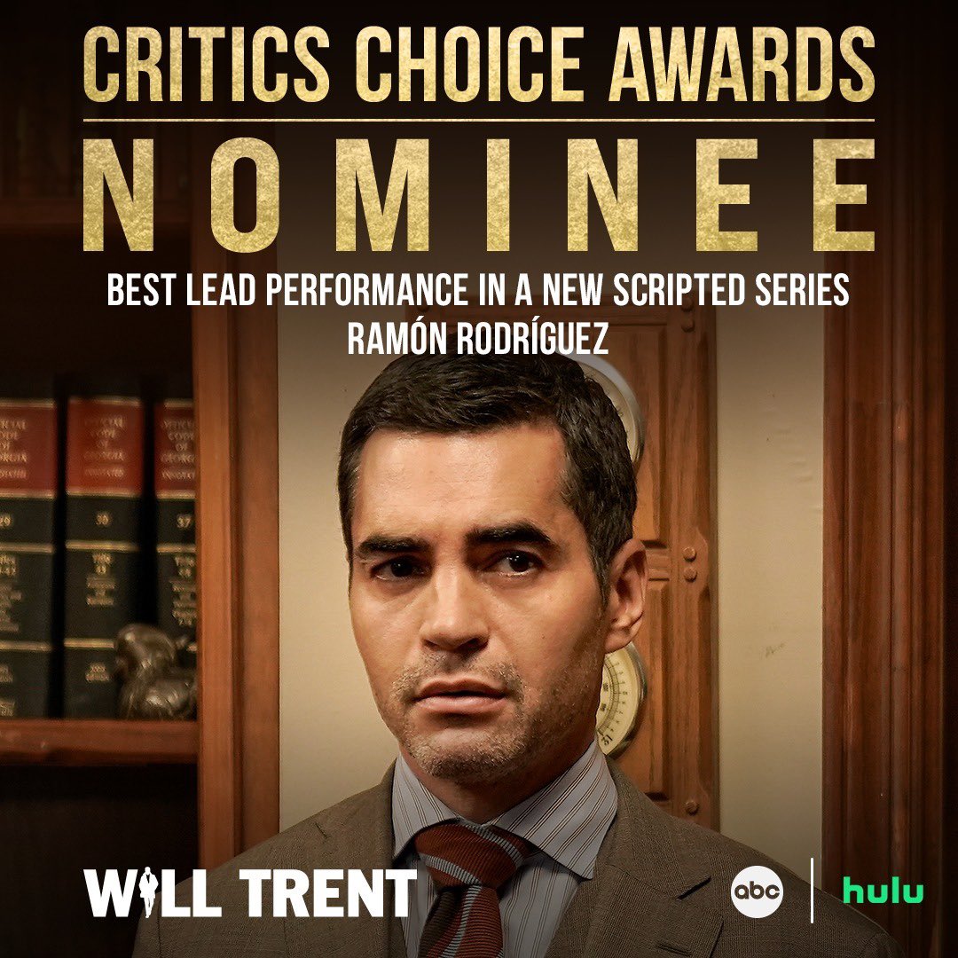 nathanvarni's tweet image. Congrats to @WillTrentABC #RamonRodriguez two nominations for outstanding lead actor in a new scripted series @CriticsChoice @filmindependent