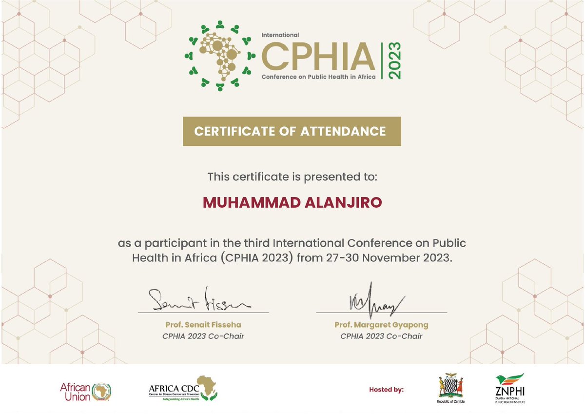 Excited to have been part of #CPHIA2023 in Lusaka, Zambia! 
Engaging in impactful conversations, connecting with global health professionals, and breaking barriers for a healthier Africa. Grateful for the experience and looking forward to #CPHIA2024 in Morocco!