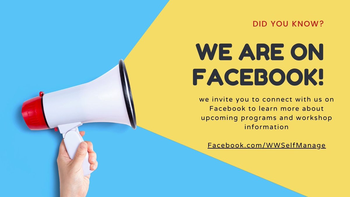 Waterloo Wellington Self Management Program tweet media