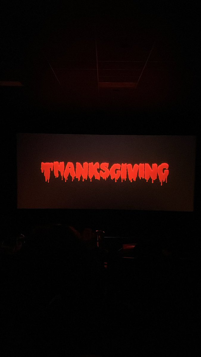 WENT TO SEE #thanksgiving2023 FOR THE 2ND TIME MAN THIS FILM IS SO GOOD READY FOR THE SEQUEL‼️🍽️🩸🪓🦃 #JohnCarver #thanksgiving2023