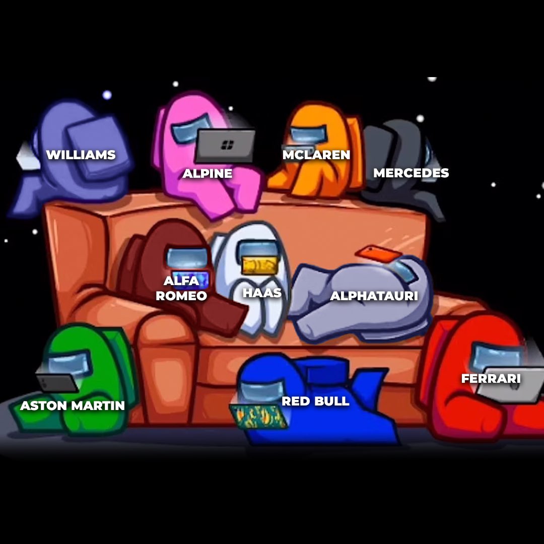 autosport's tweet photo. Plot twist: there is no imposter 😅

OG 🎨 : @InnerslothDevs 

#F1 https://t.co/Nrr9F8ByXc