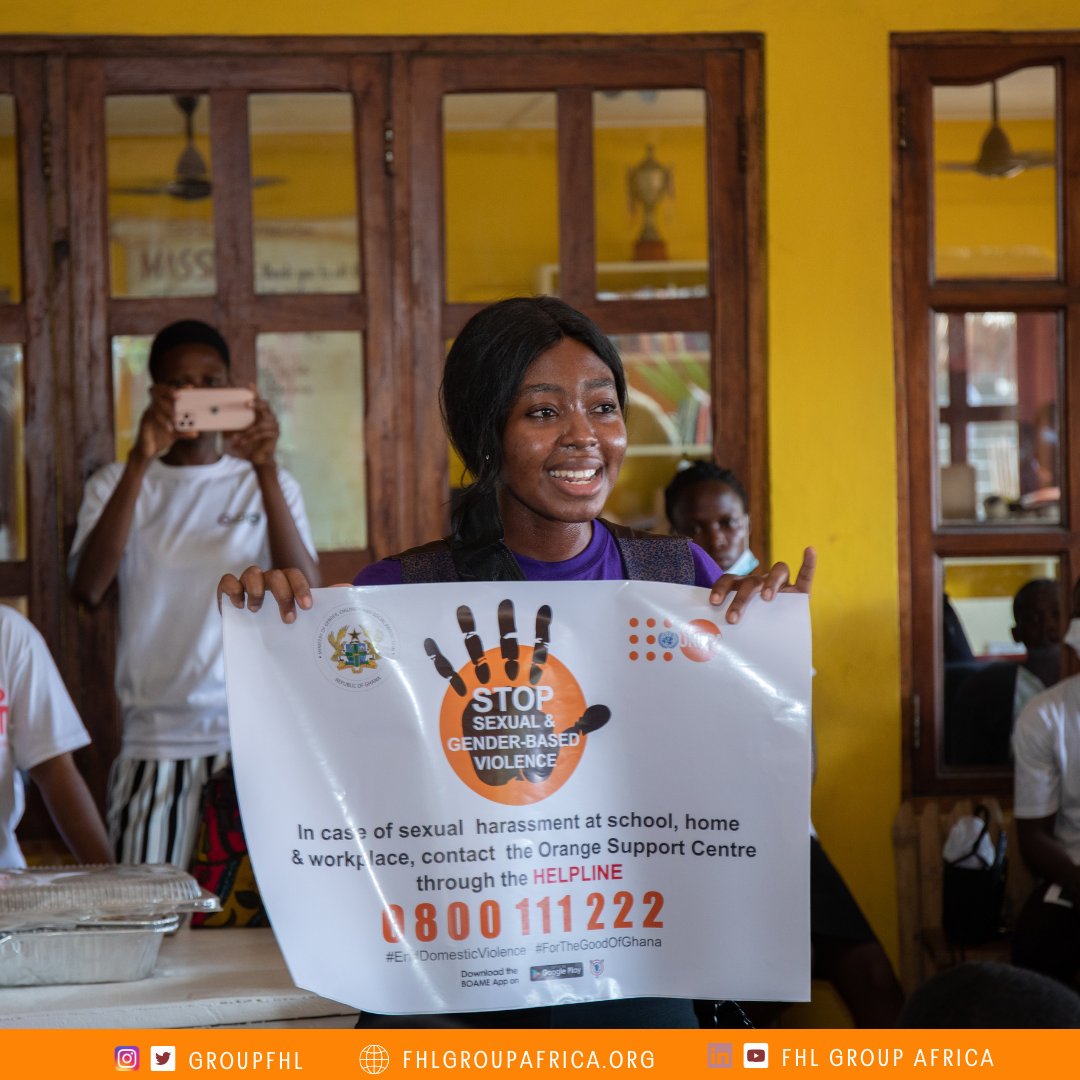 The Orange Support Centre and BoameApp are innovative technology solutions launched to provide an integrated support system to SGBV victims in Ghana. Reach the toll-free call centre on 0800 111 222 for unfettered access to certified professionals and get help.  #16daysofactivism