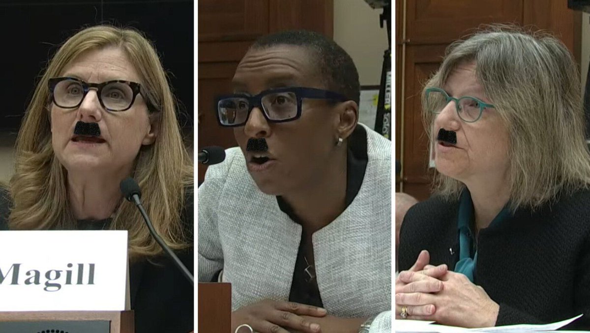 'Not All Calls For Genocide Are Bad,' Say Ivy League Presidents Sporting Cool New Mustaches buff.ly/46KPjH8