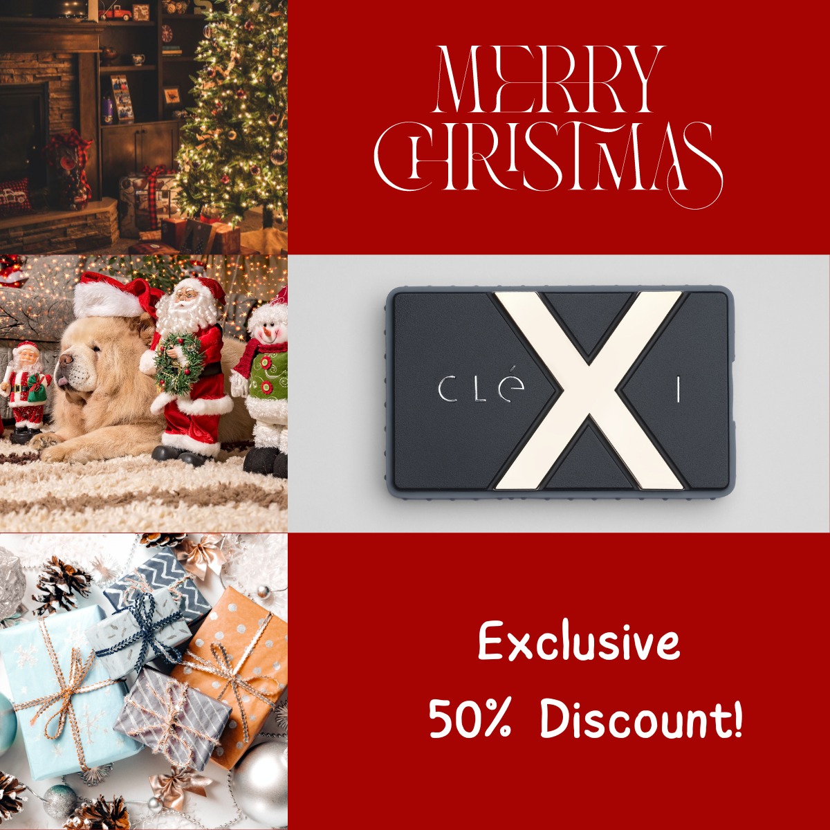 Clexitech's tweet photo. 🎄✨This Christmas, safeguard your data with style - the perfect gift for tech lovers!  Enjoy a festive 20% off, and DM us for an EXTRA 30% SECRET DISCOUNT! 🎅🎁 
Order your Cléxi now at https://t.co/jClJCXRApK 

#Christmas #MerryChristmas #HappyHolidays #ChristmasIsComing https://t.co/AXBk0G6c69