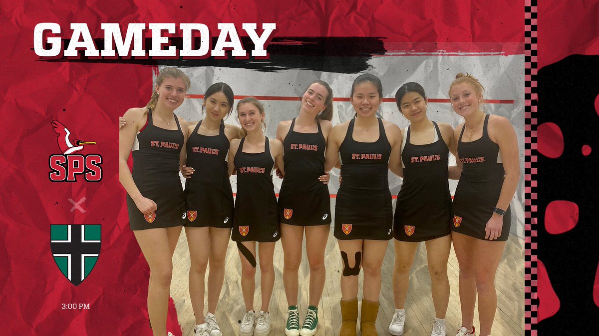 Girls Squash takes on Brooks at Home today at 3:00pm
Livestream:  youtube.com/playlist?list=…